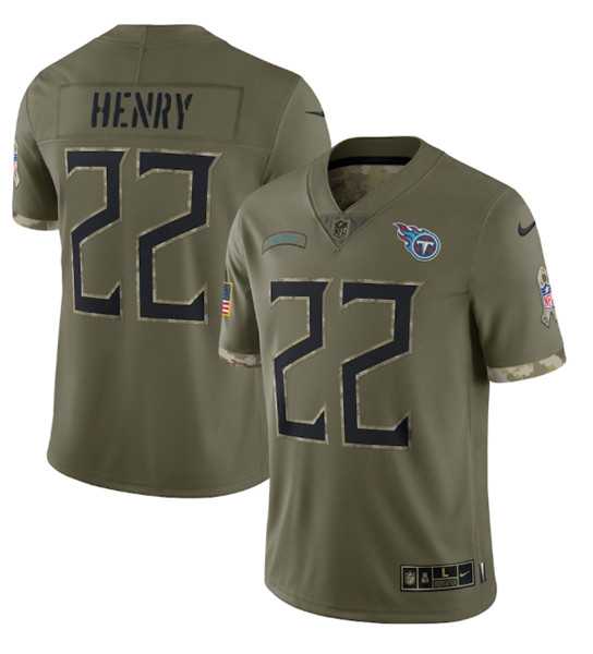 Men's Tennessee Titans #22 Derrick Henry 2022 Olive Salute To Service Limited Stitched Jersey,We sell and wholesale Men's Tennessee Titans #22 Derrick Henry 2022 Olive Salute To Service Limited Stitched Jersey on line form chian!